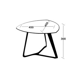 Tavolino design Marmo