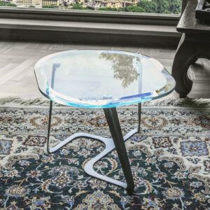 glass small table Tavolino caffe vetro